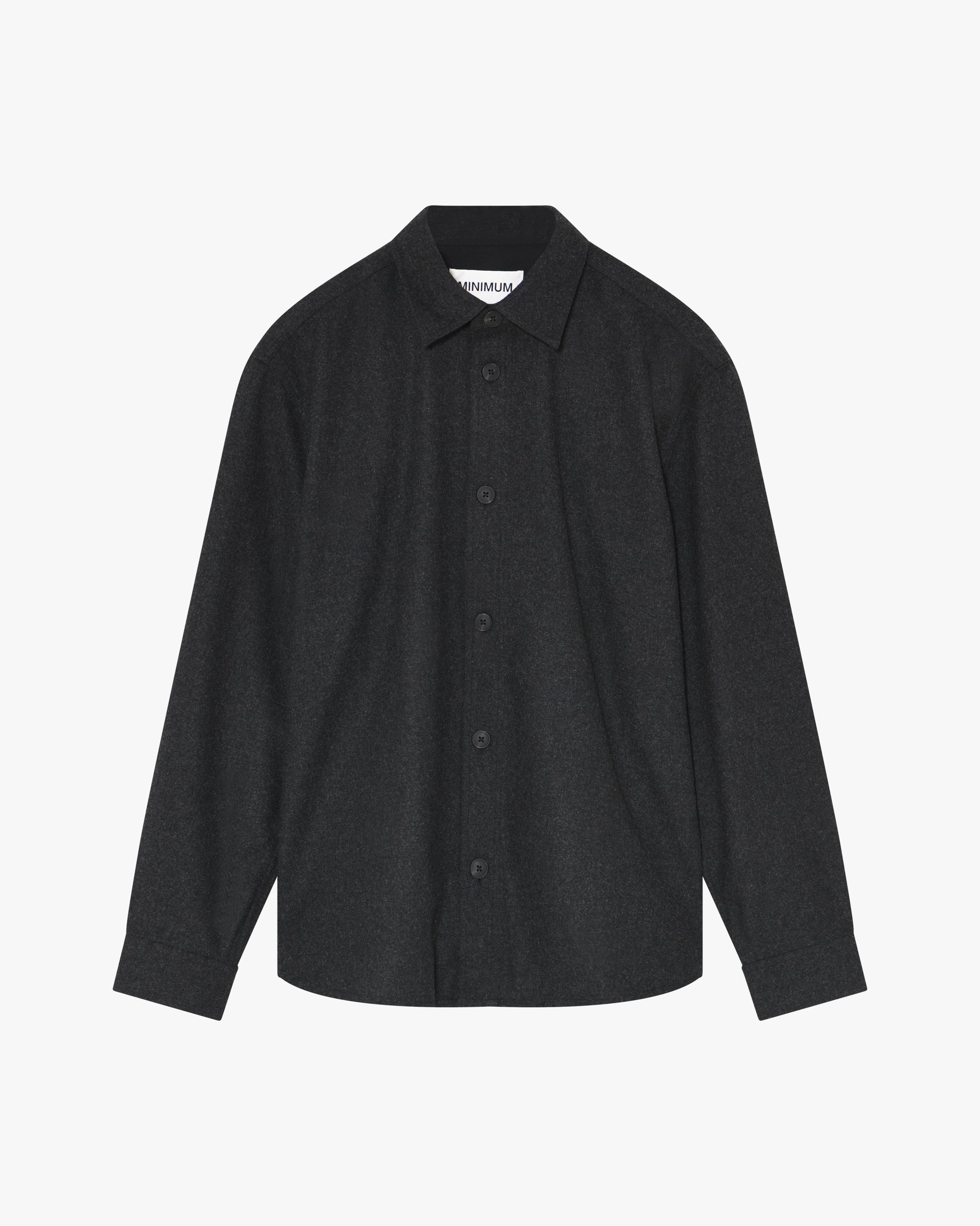 minimum male Cullen Overshirt 4466 Overshirt 980M Dark Grey Melange