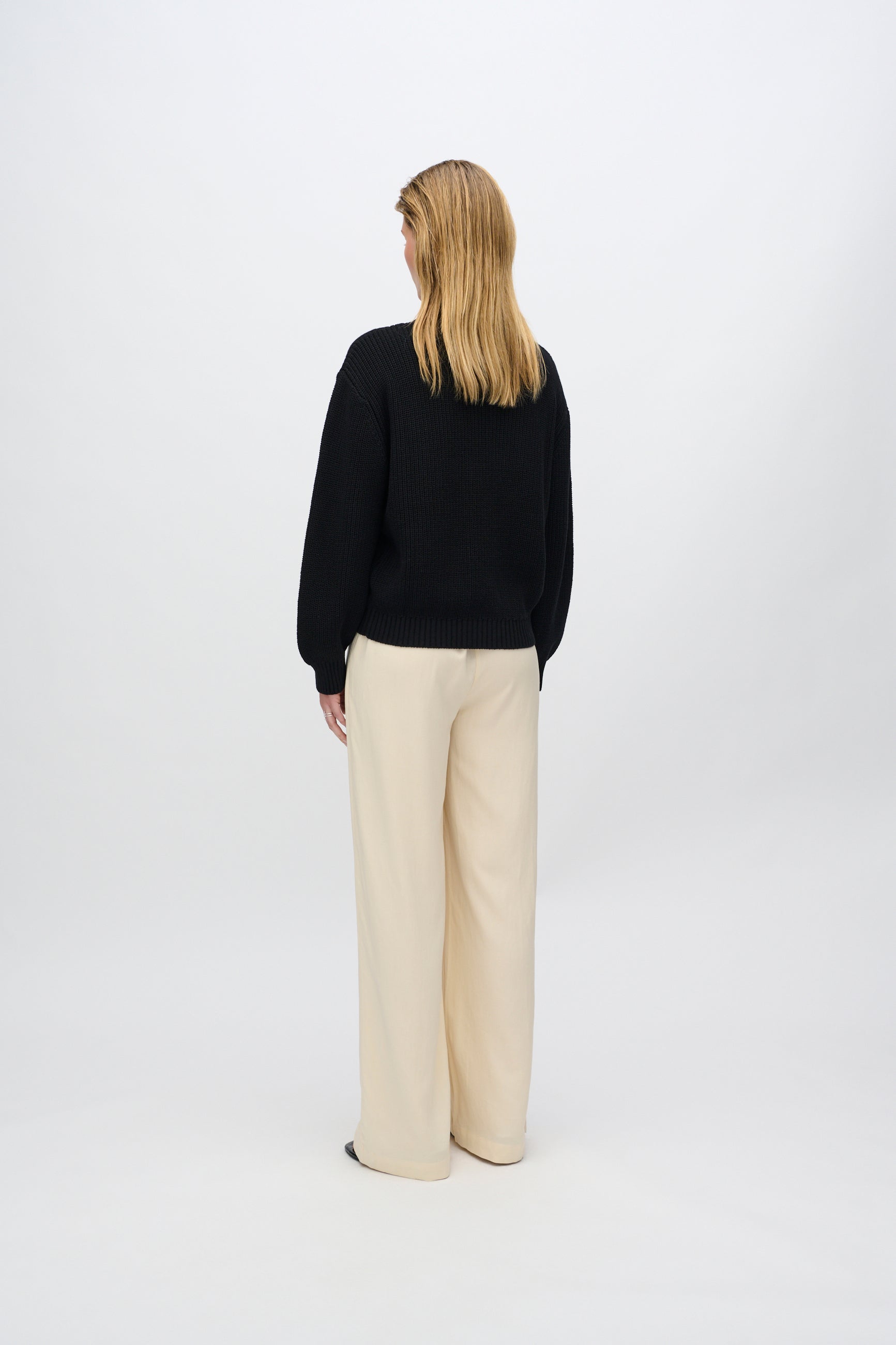 minimum female Gala cardigan G006 GOTS Cardigan 999 Black