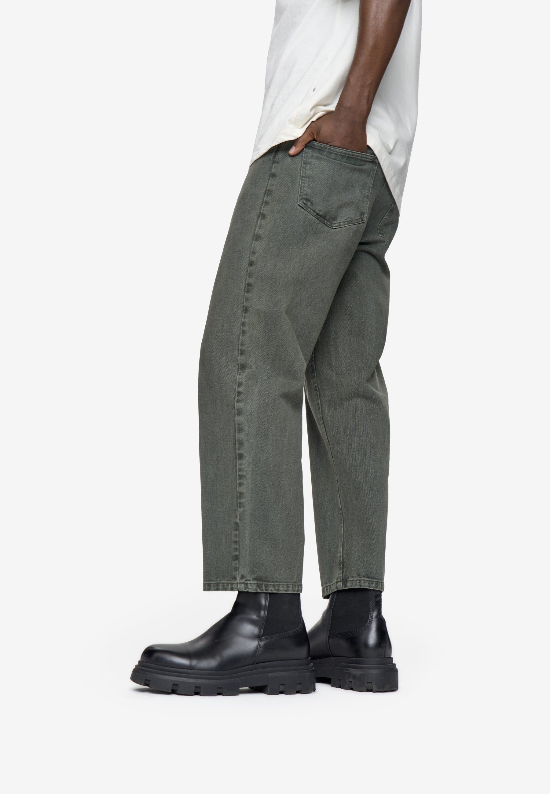 minimum male Jakari Barrel fit Jeans 4569 Jeans 0510 Castor Gray