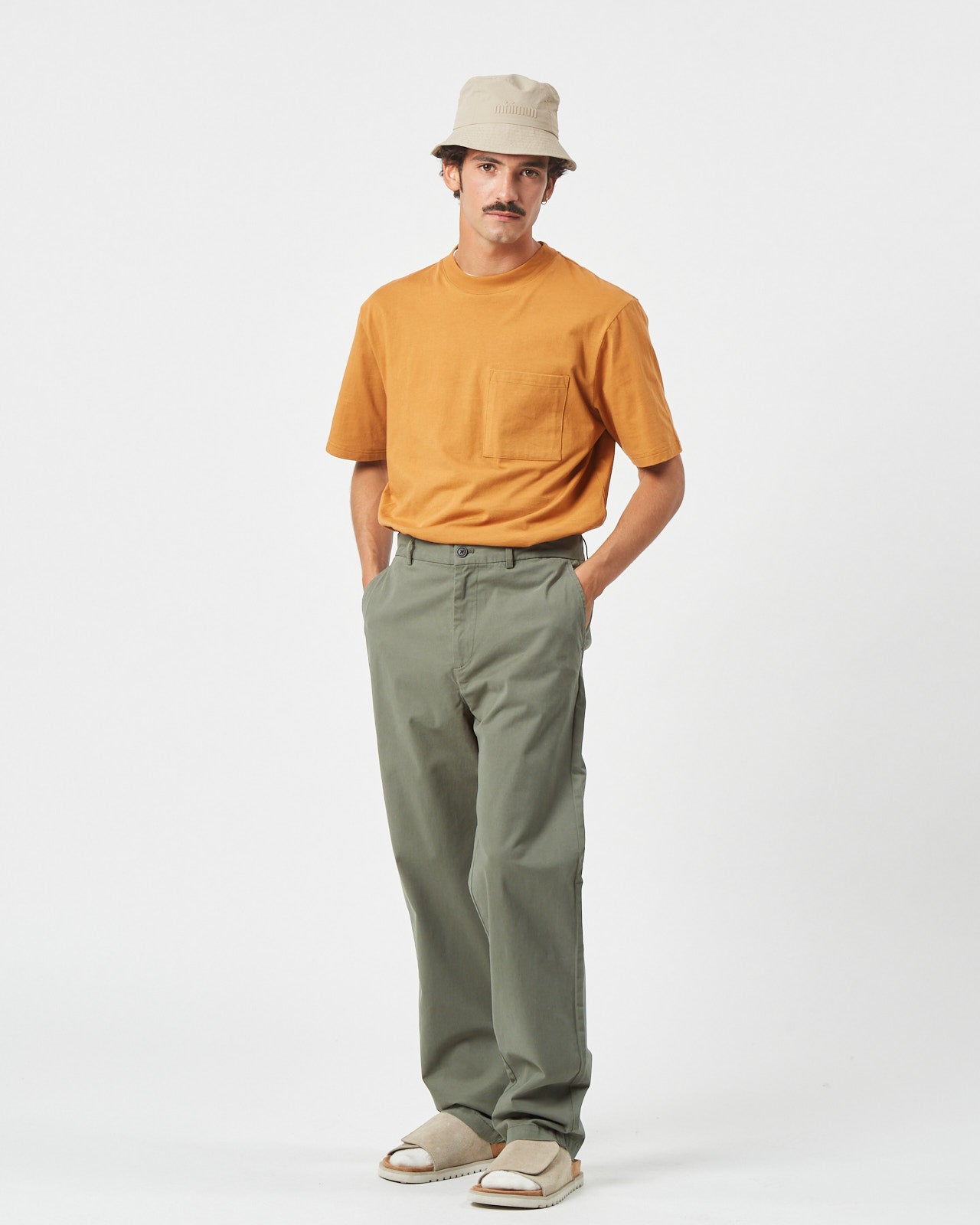 minimum male Jalte 9344 Pants Casual Pants 0312 Beetle