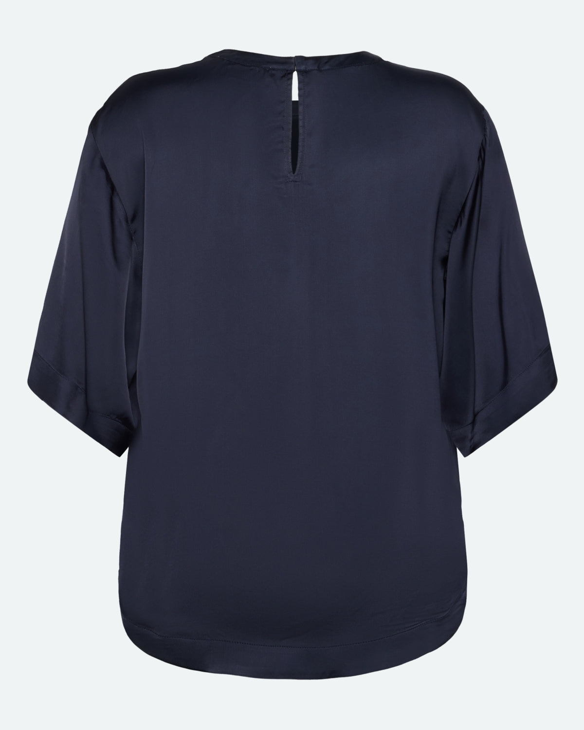 minimum female Janey short sleeved satin blouse 4165 Short Sleeved Blouse 3922 Sky Captain