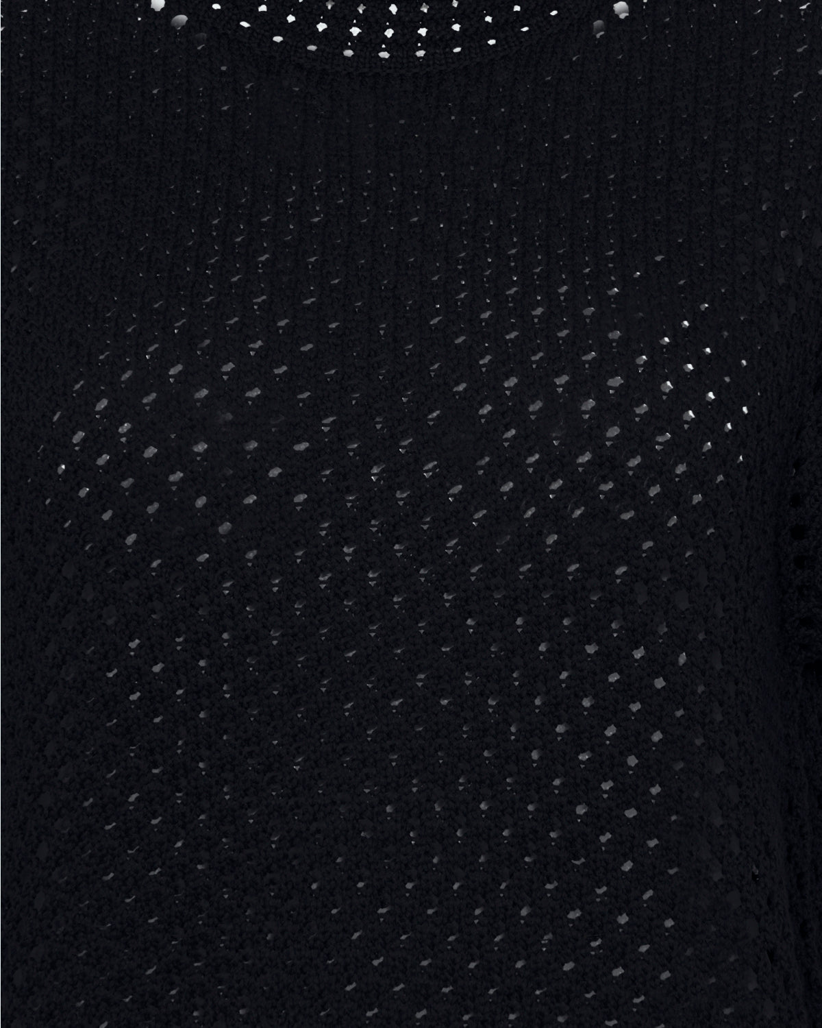 minimum female Lily crochet t-shirt 4119 Short Sleeved T-shirt 999 Black