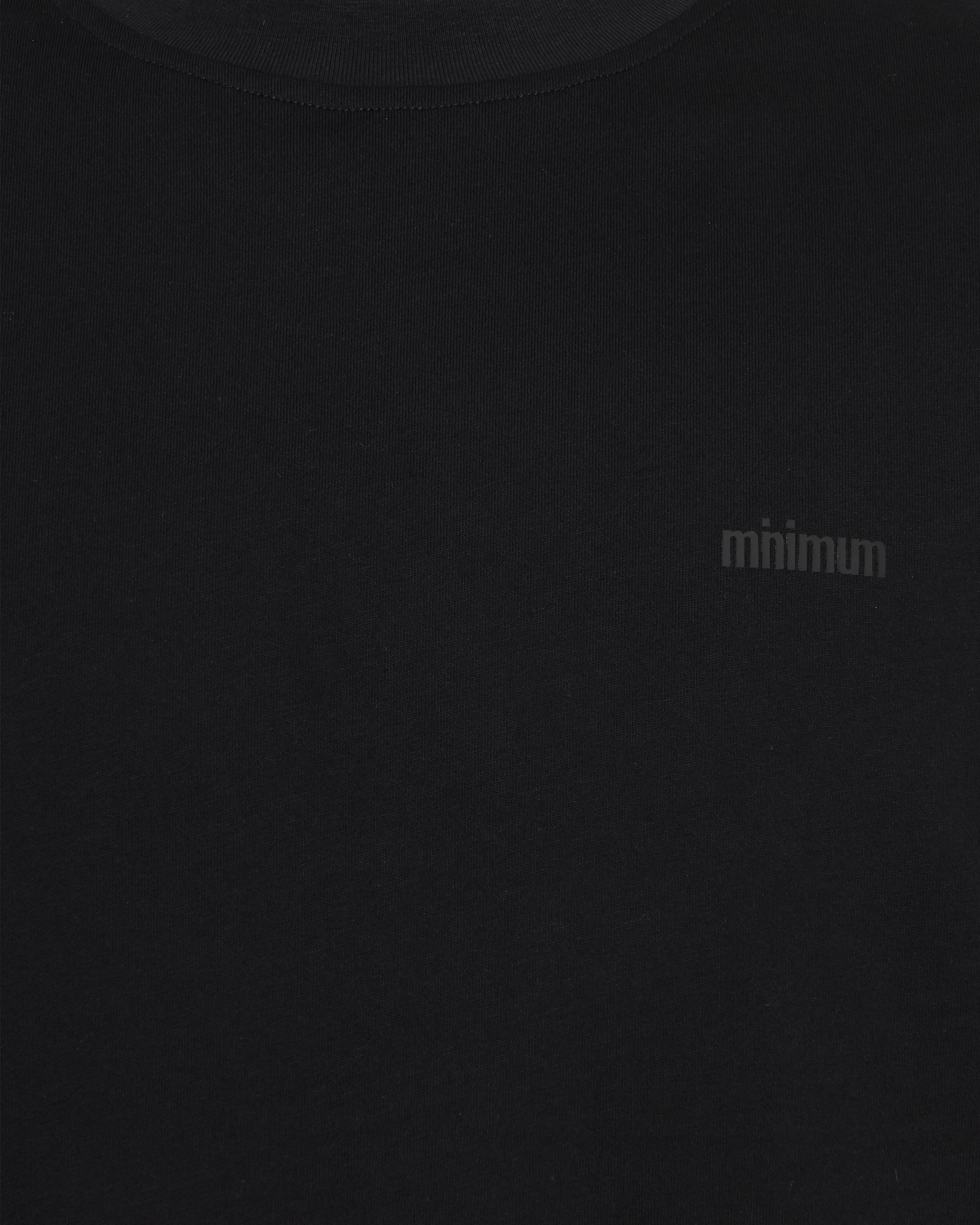 minimum male Lono 3884 T-shirt Short Sleeved T-shirt 999 Black