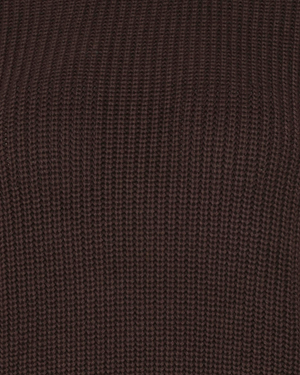 minimum female Mikala jumper G006 GOTS Jumper 1914 Seal Brown