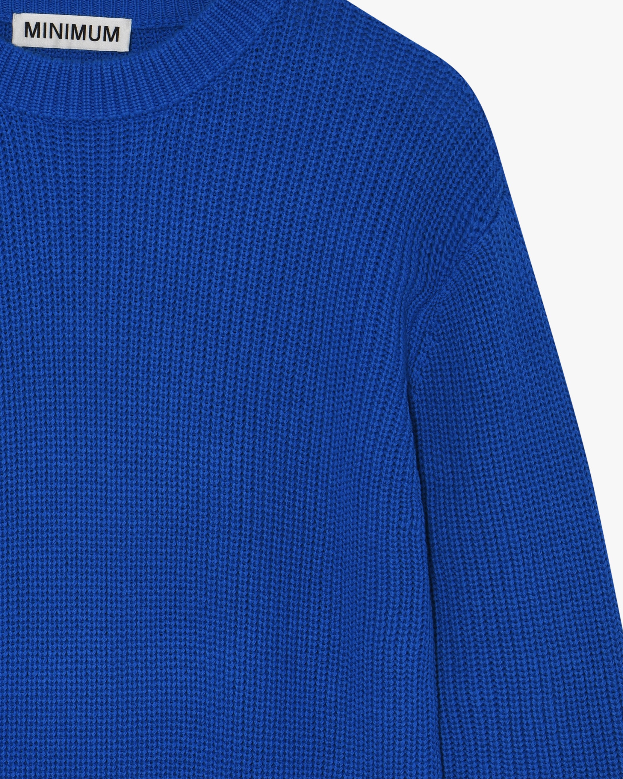 minimum female Mikala jumper G006 GOTS Jumper 4148 Victoria Blue