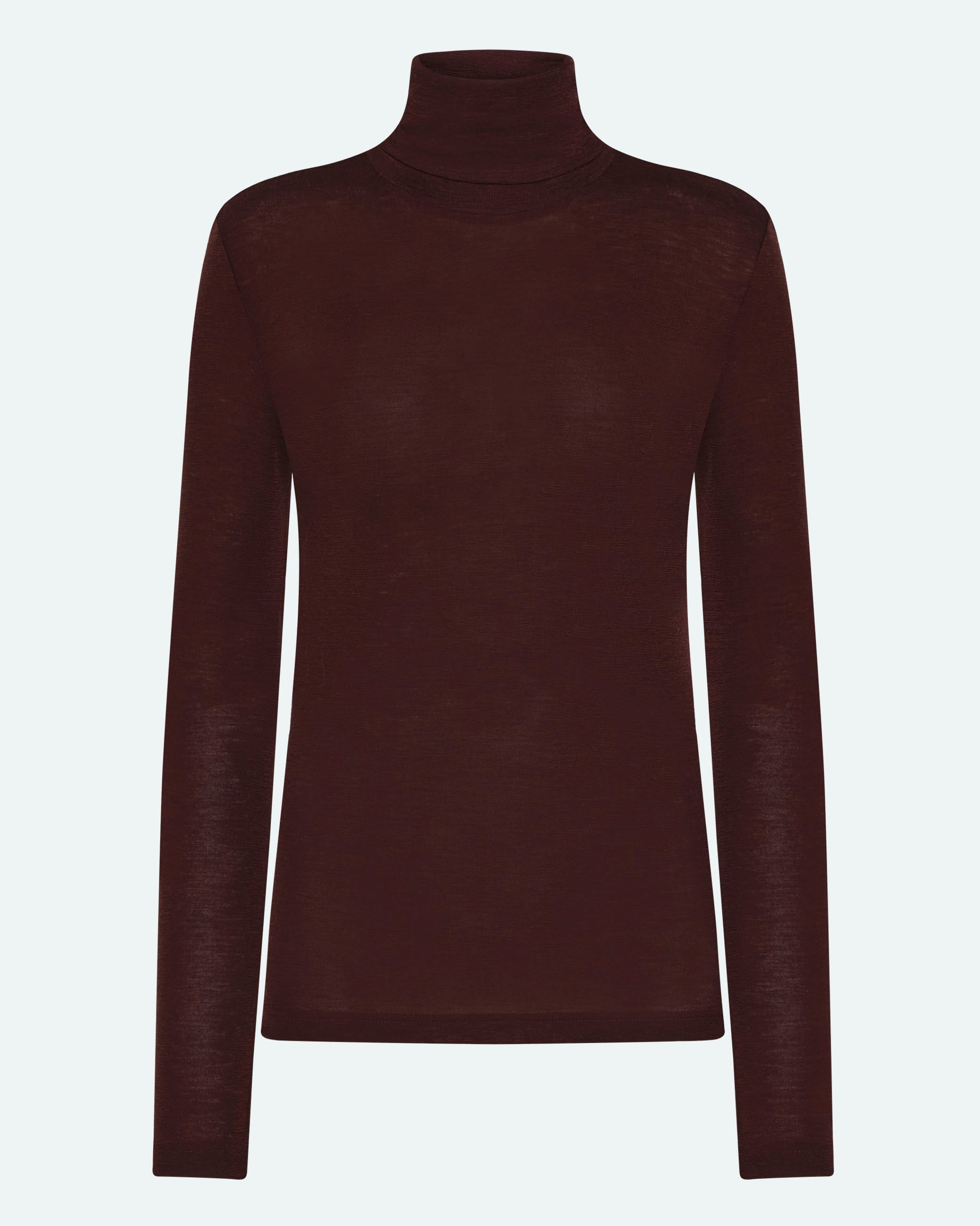 minimum female Pernilles long sleeved turtleneck 3736 Turtleneck 1619 Fudge