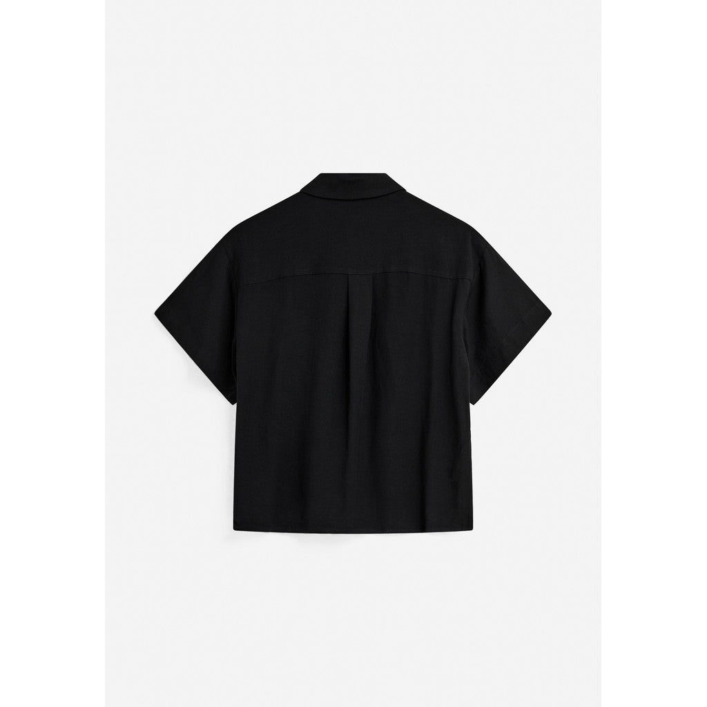 minimum female Sage short sleeved shirt 3069 Short Sleeved Shirt 999 Black