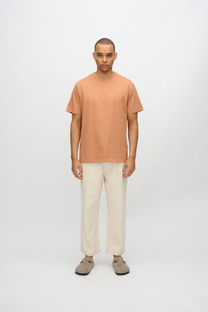 minimum male Aarhus short sleeved t-shirt G029 GOTS Short Sleeved T-shirt 1235 Sandstorm