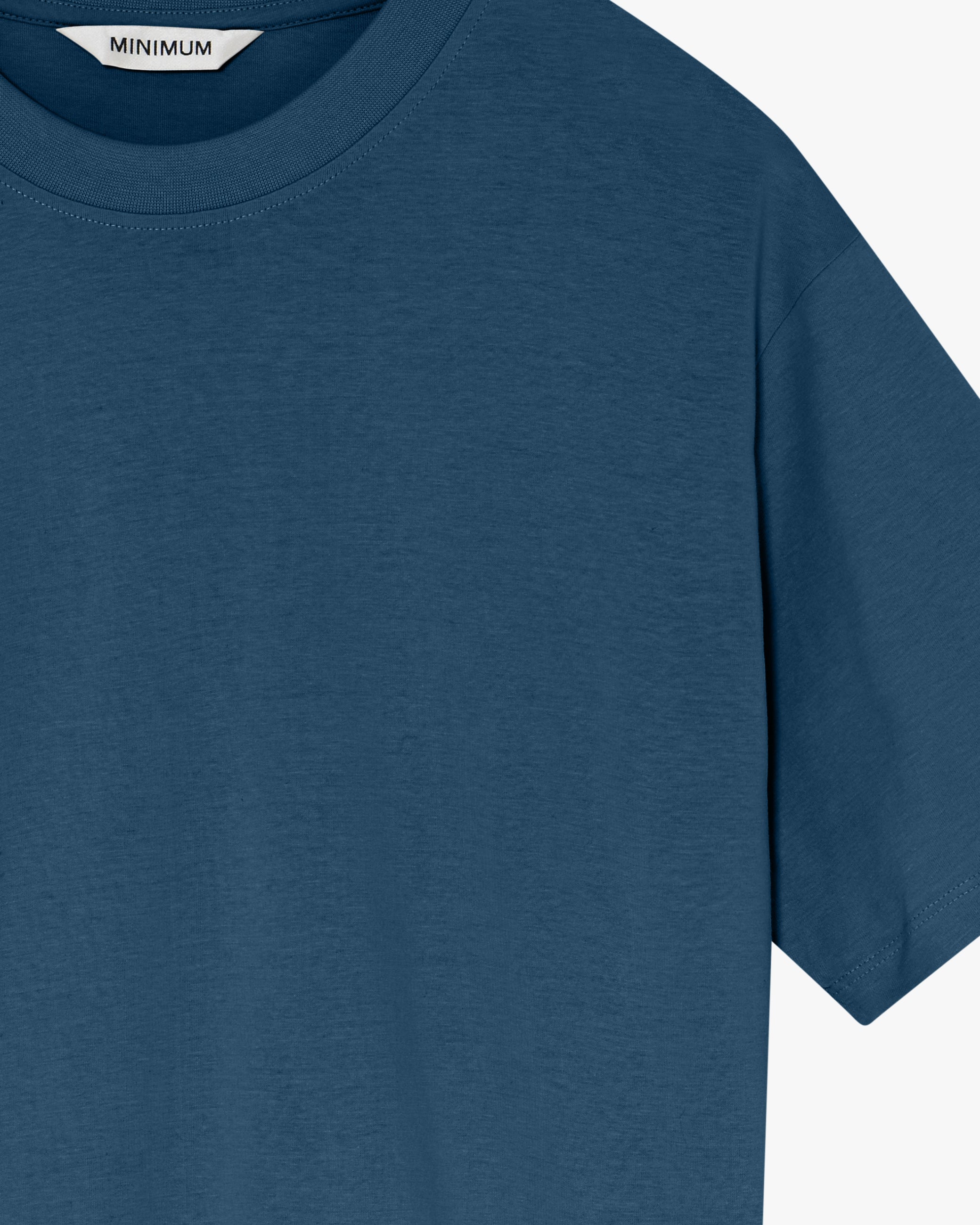 minimum male Aarhus short sleeved t-shirt G029 GOTS Short Sleeved T-shirt 2340 Blue Ashes