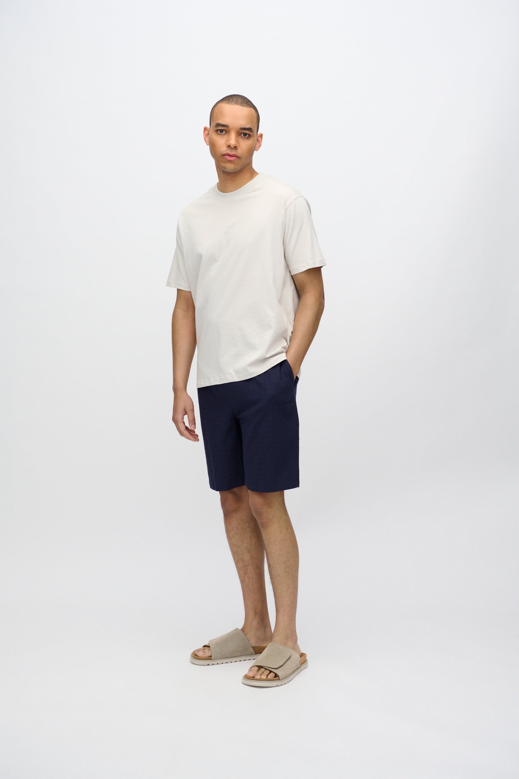 minimum male Aarhus short sleeved t-shirt G029 GOTS Short Sleeved T-shirt 4203 Vapor Blue