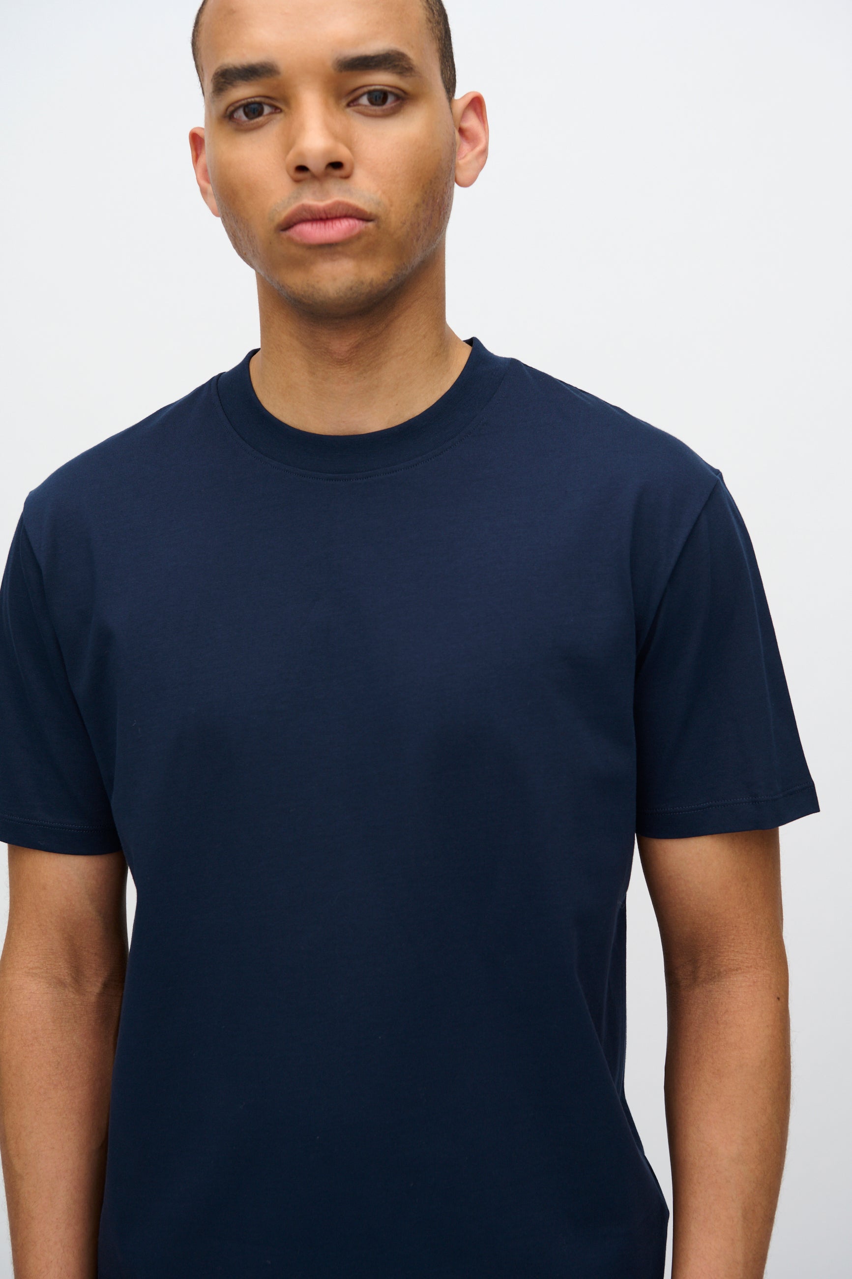 minimum male Aarhus short sleeved t-shirt G029 GOTS Short Sleeved T-shirt 687 Navy Blazer