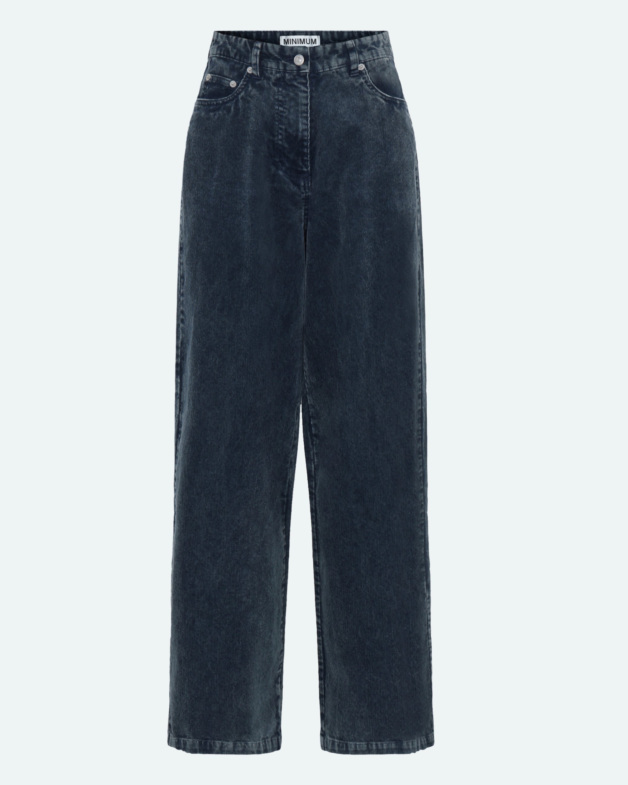 minimum female Aiyas corduroy 4356 Casual Pants 4324 Legion Blue