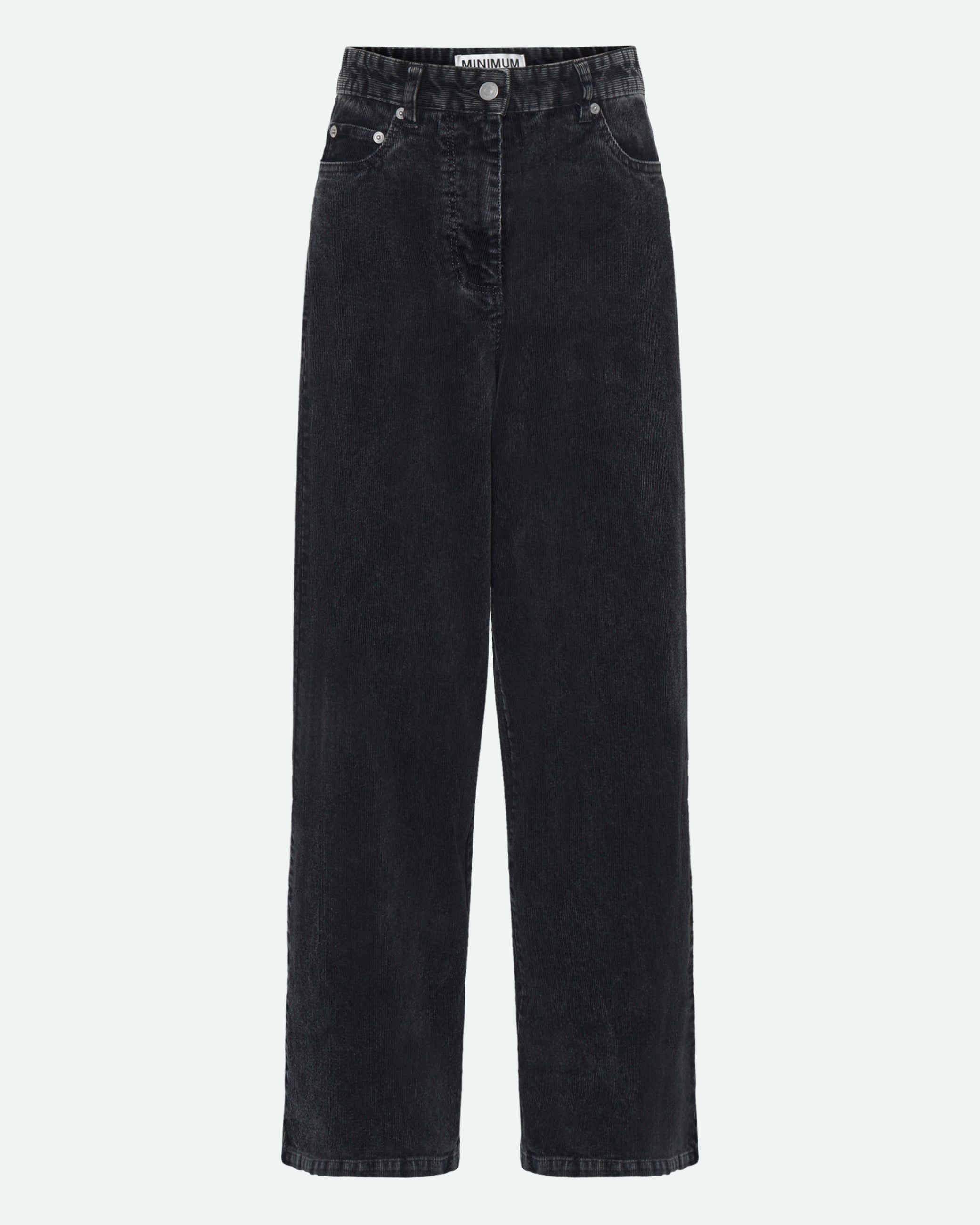 minimum female Aiyas corduroy 4356 Casual Pants 980 Dark Grey