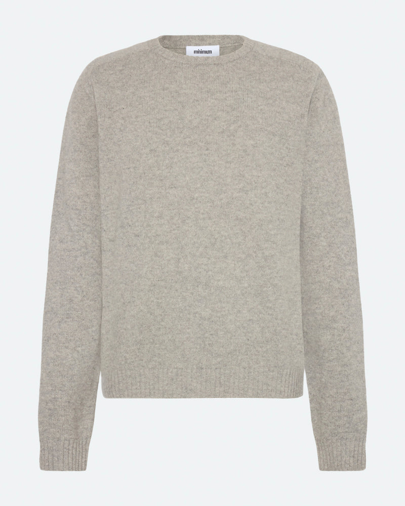 minimum male Alfredo 3912 Jumper 910M Light Grey Melange