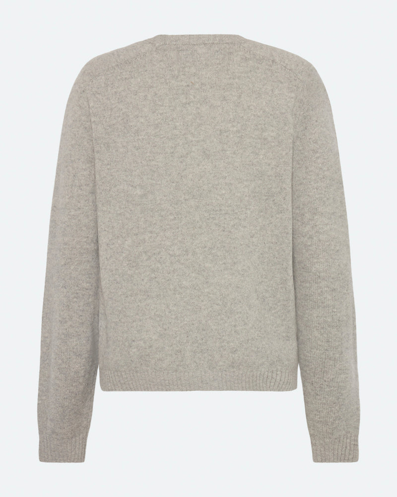 minimum male Alfredo 3912 Jumper 910M Light Grey Melange