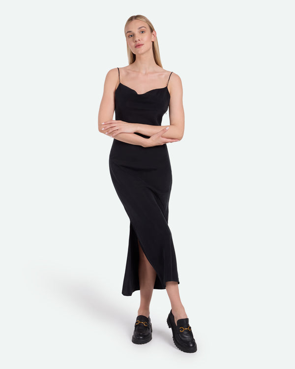 minimum female Allies 3780 Dress Midi Dress 999 Black