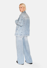 minimum female Anna denim jacket 3731 Jacket 1001 Light Blue