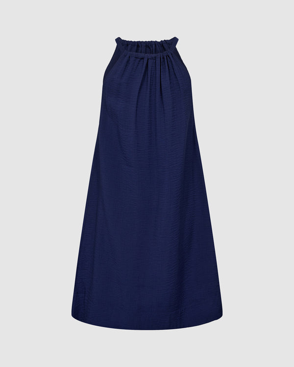 minimum female Annkarina 3077 Short Dress 3933 Medieval Blue