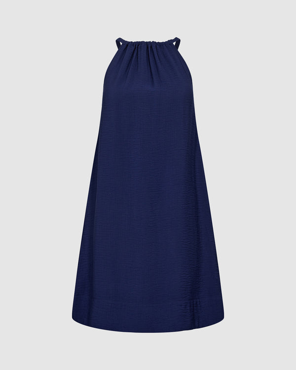 minimum female Annkarina 3077 Short Dress 3933 Medieval Blue