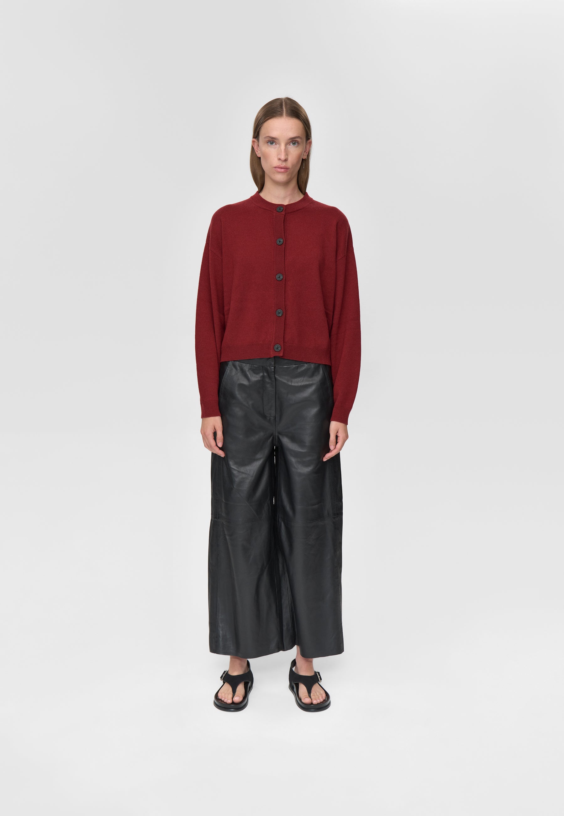 minimum female Assiana cardigan 3801 Jumper 1534 Merlot
