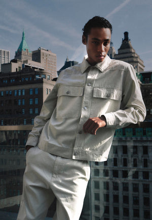 minimum male Blake Jacket 4473 Denim Jacket 5202 Turtledove