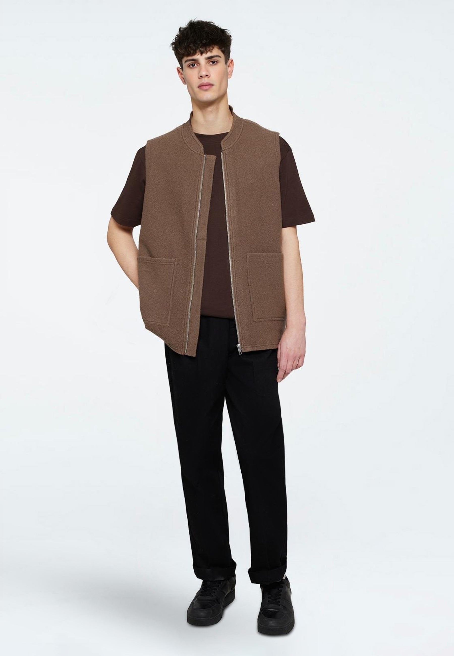 minimum male Broak vest 3818 Gilet 1815 Shitake