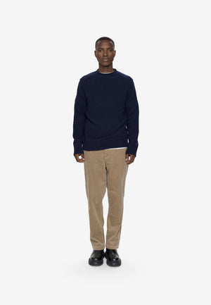 minimum male Chuck knit sweater 4491 Jumper 4148 Victoria Blue