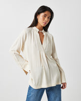 minimum female Cilles 9911 Blouse Long Sleeved Blouse 0905 Birch