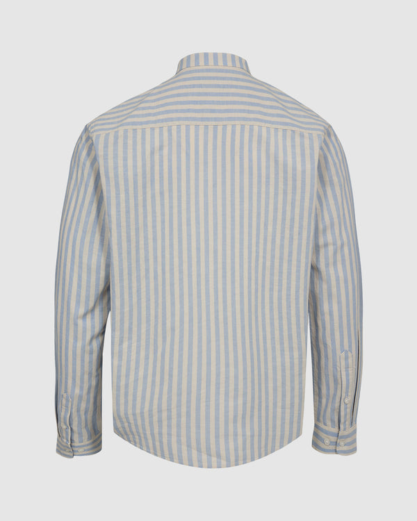 minimum male Cole 3070 Long Sleeved Shirt 1630 Hydrangea