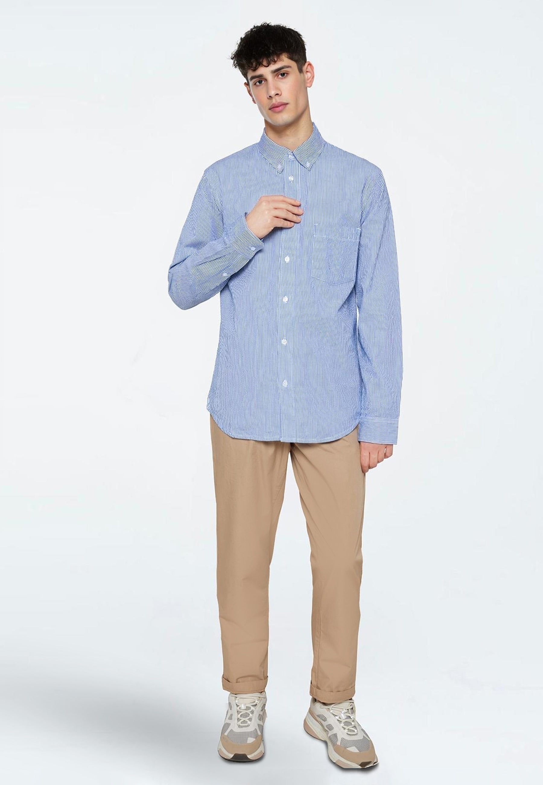 minimum male Colt Shirt 4442 Long Sleeved Shirt 4324 Legion Blue
