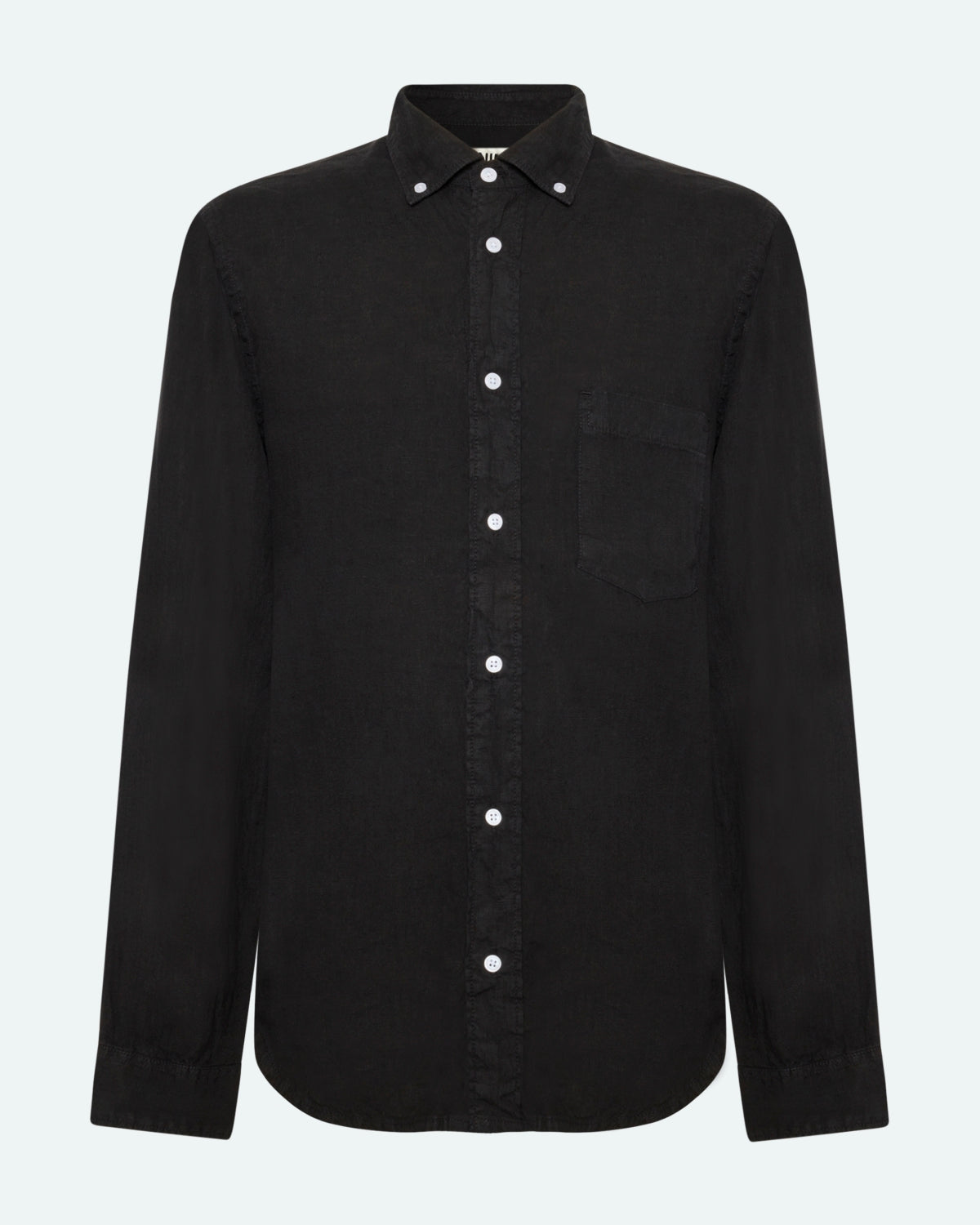minimum male Colt long sleeved reg linen shirt 4115 Long Sleeved Shirt 4006 Caviar