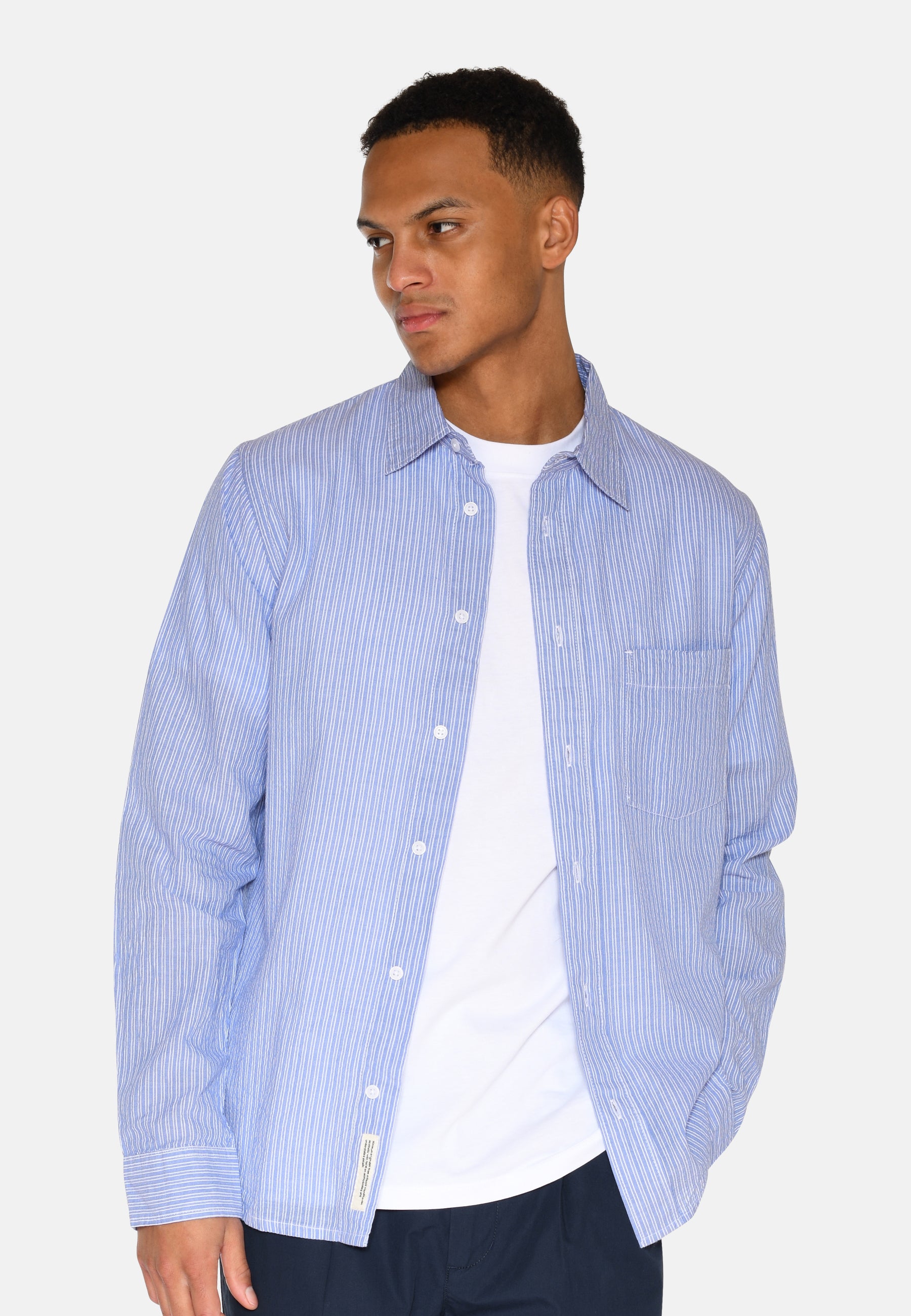 minimum male Colt long sleeved reg shirt 4145 Long Sleeved Shirt 3929 Blue Horizon