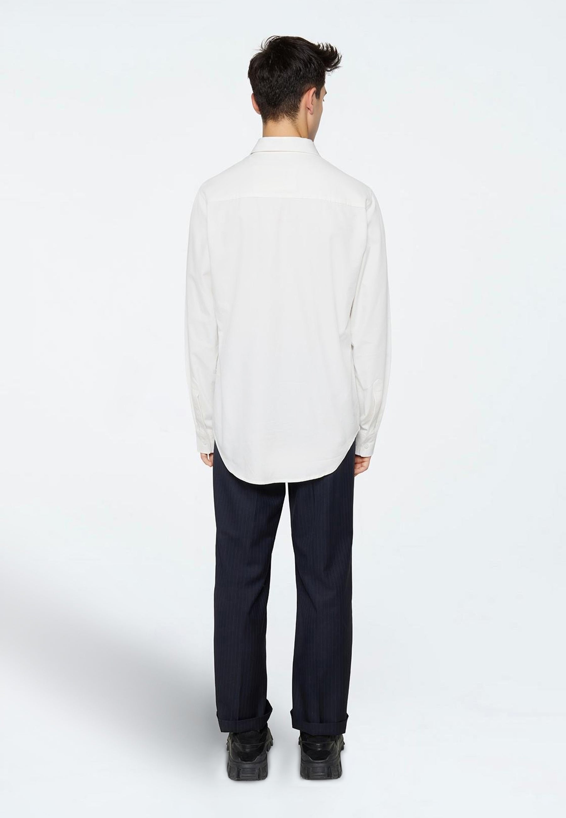 minimum male Curtis long sleeved shirt 4169 Long Sleeved Shirt 4800 Blanc de blanc