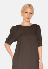 minimum female Dalia dress 4136 Dress 0506 Black Ink