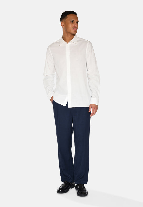 minimum male Douglas ripstop shirt 4129 Long Sleeved Shirt 0608 Coco Milk