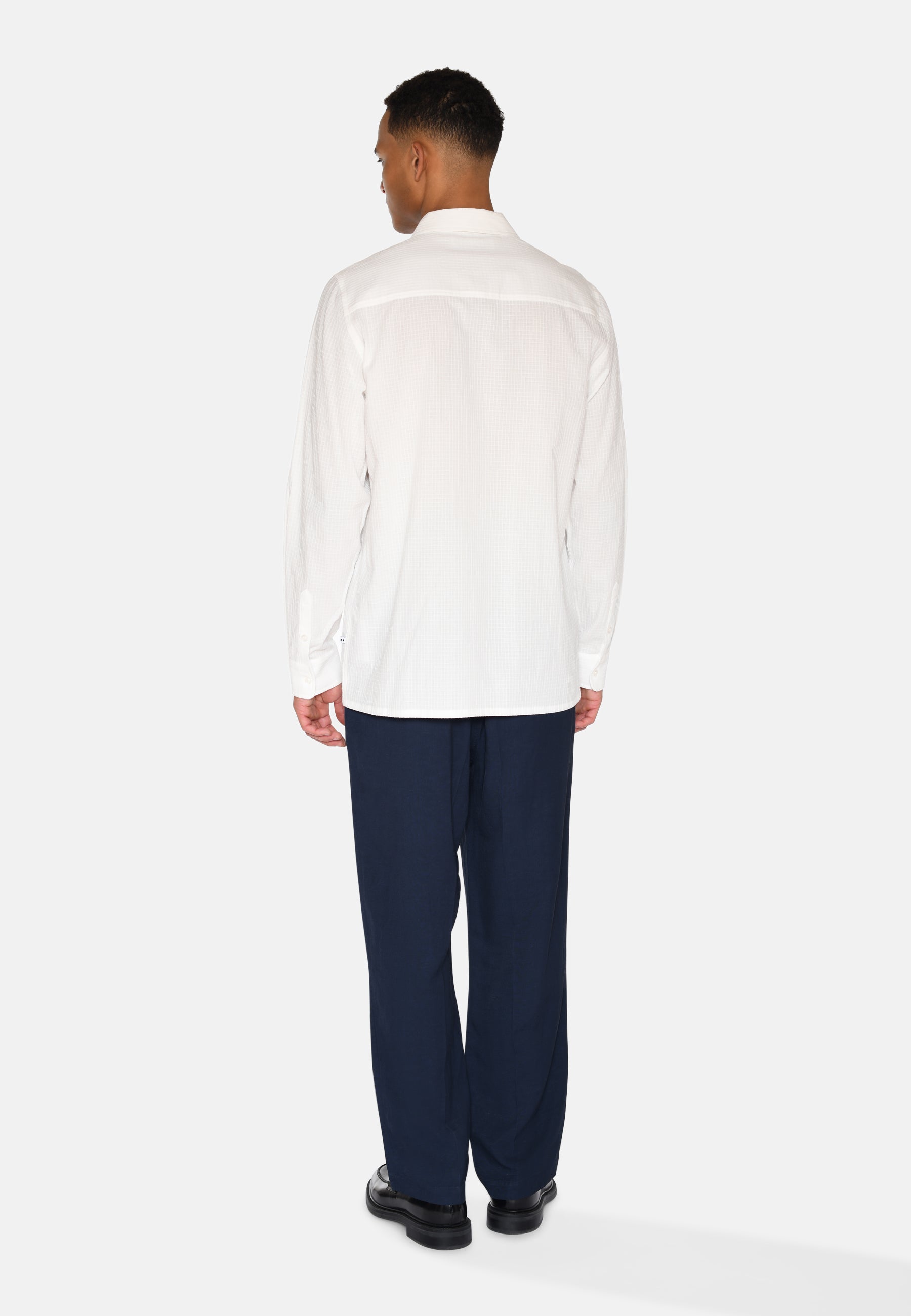 minimum male Douglas ripstop shirt 4129 Long Sleeved Shirt 0608 Coco Milk