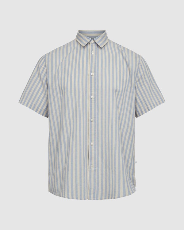 minimum male Eric 3070 Short Sleeved Shirt 1630 Hydrangea