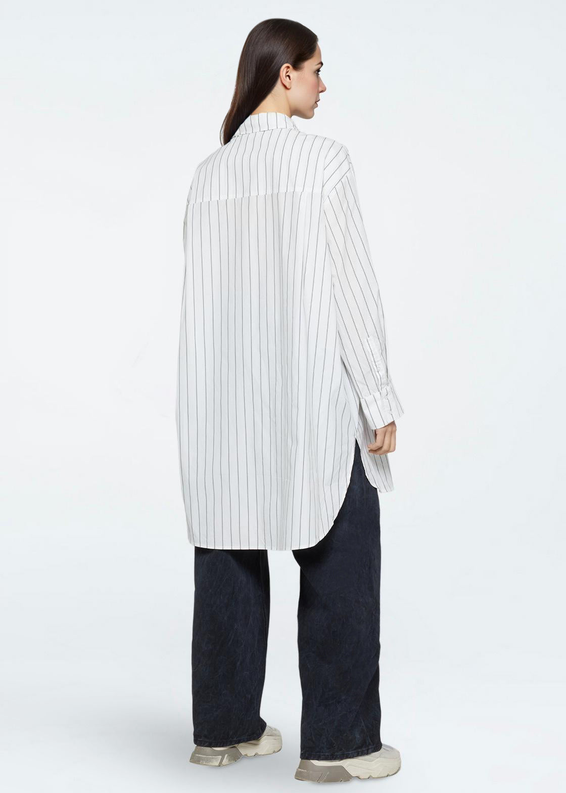 minimum female Faber Shirt 4424 Long Sleeved Shirt 009 Snow White