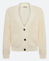 minimum female Gala cardigan G006 GOTS Cardigan 004 Broken White