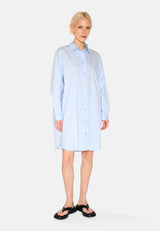 minimum female Hannah shirt-dress 4238 Midi Dress 1001 Light Blue