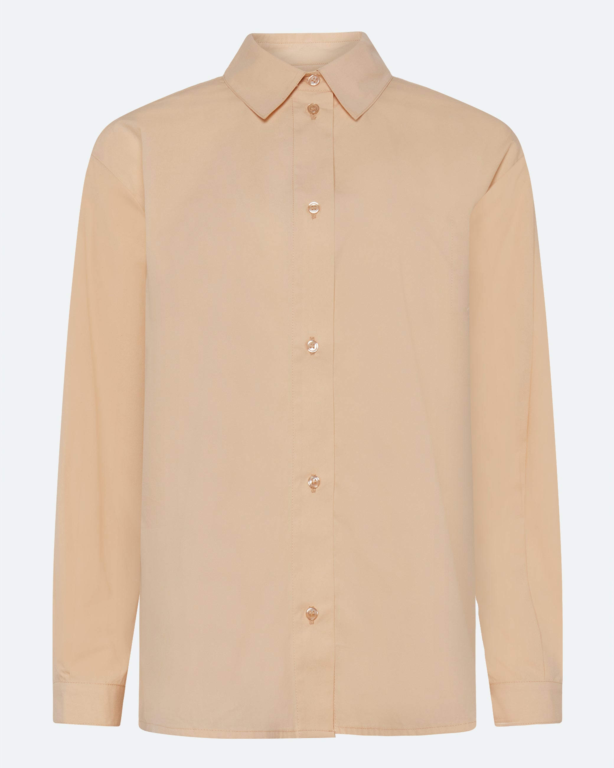 minimum female Harper long sleeved shirt 4238 Long Sleeved Shirt 1110 Creme De Peche