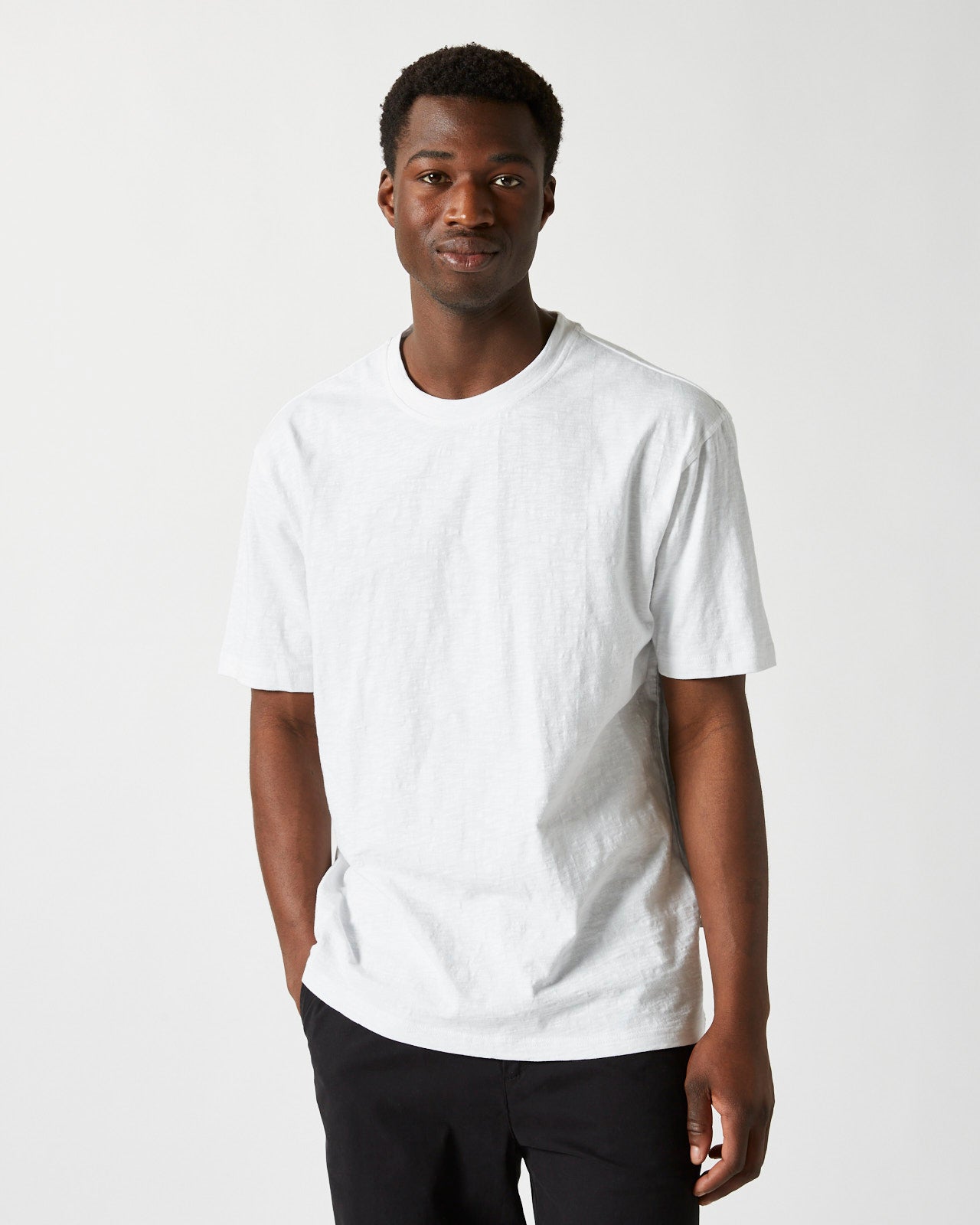 minimum male Heon short sleeved t-shirt G009 GOTS Short Sleeved T-shirt 000 White