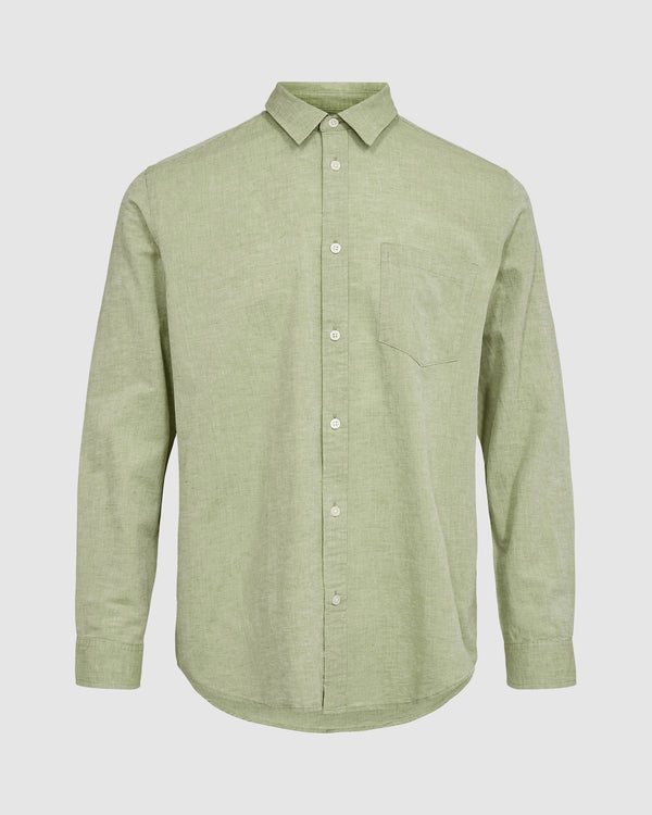 minimum male Jack 9802 Long Sleeved Shirt 1703M Epsom Melange
