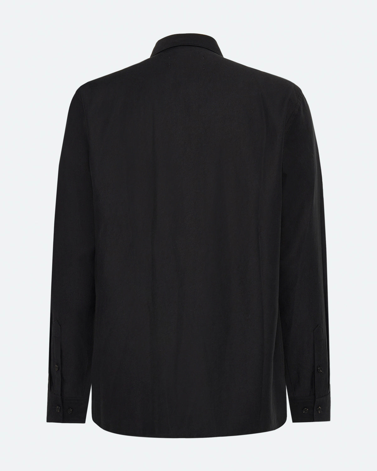 minimum male Kader relaxed long sleeved shirt 3961 Long Sleeved Shirt 999 Black