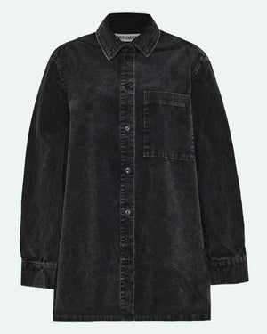 minimum female Layne shirt 4356 Long Sleeved Shirt 980 Dark Grey