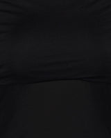 minimum female Lena off shoulder t-shirt 4158 Long Sleeved Blouse 0506 Black Ink