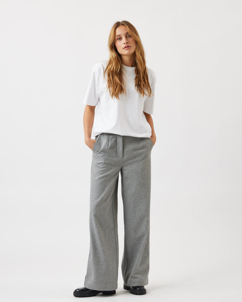 minimum female Lessa 2.0 2946 Dressed Pants 910M Light Grey Melange