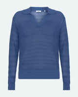 minimum female Lineas polo jumper 3056 Jumper 3929 Blue Horizon