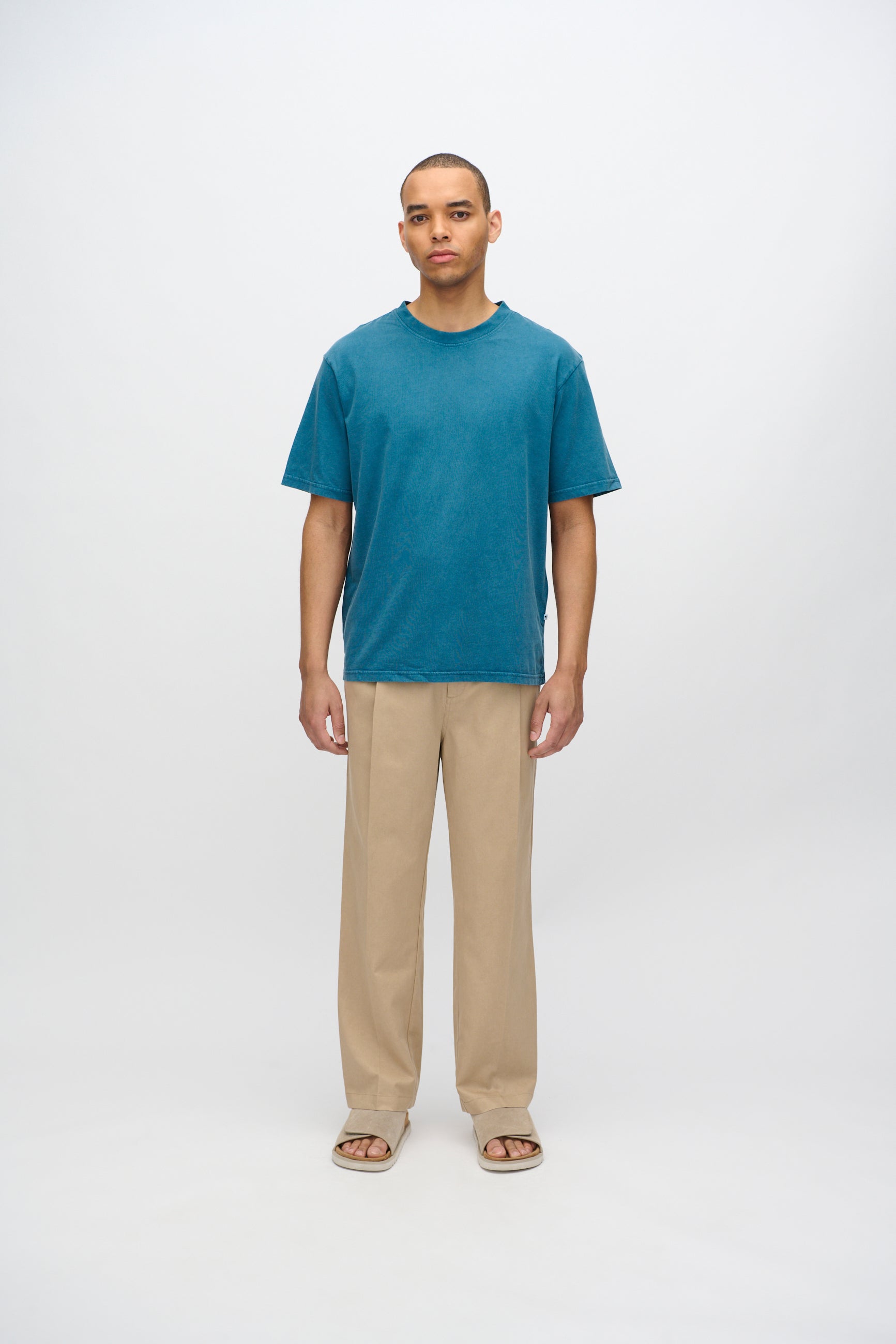 minimum male Lono short sleeved t-shirt 3412 Short Sleeved T-shirt 2340 Blue Ashes