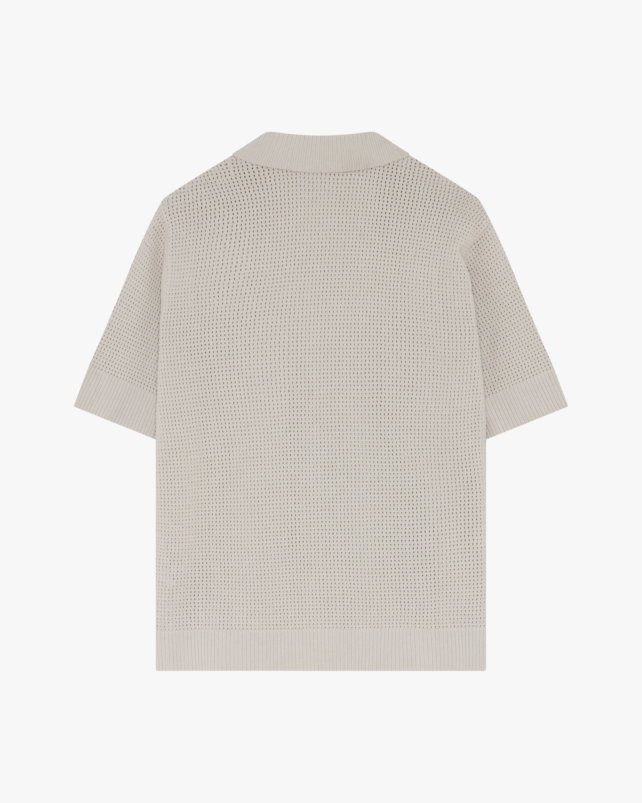 minimum male Mason crochet polo shirt 4177 Polo 5304 Rainy Day